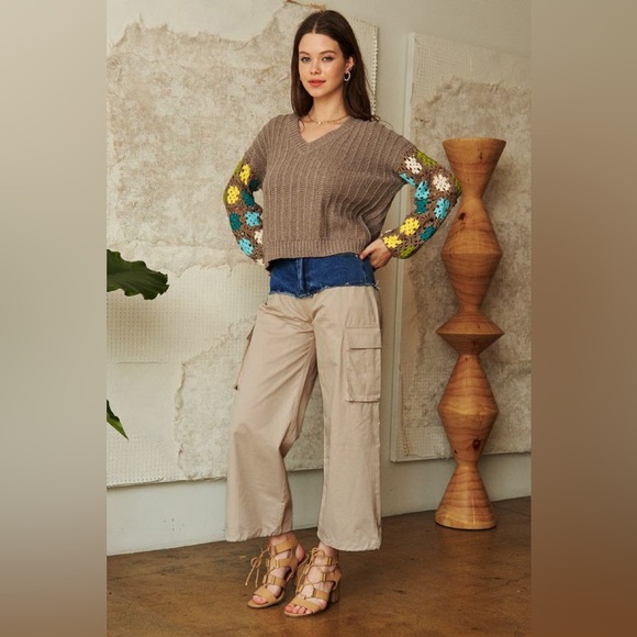 #01 Fall Denim Cargo Pants - Picture 7 of 10